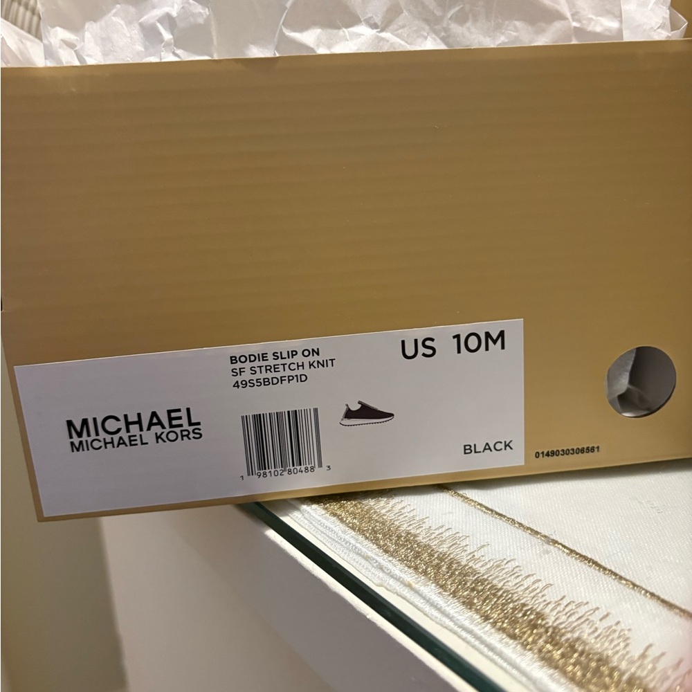 Michael Kors Black Bodie Slip-On Shoes - Picture 2 of 7